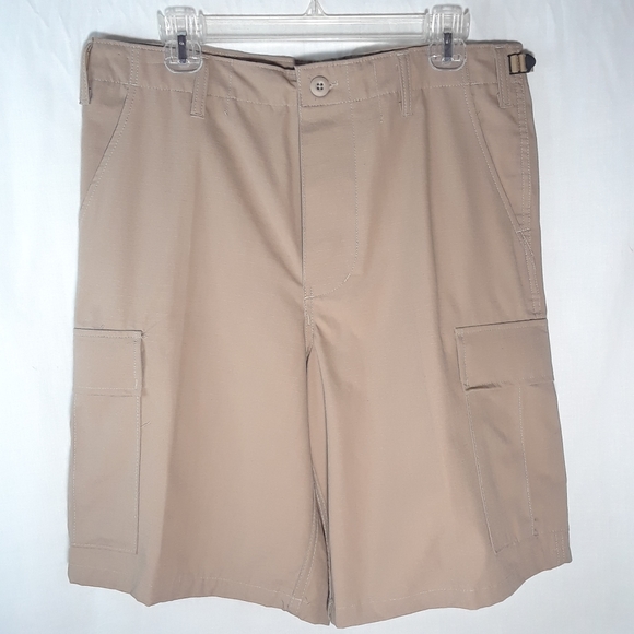 Tru-Spec khaki tan ripstop BDU cargo shorts - Picture 9 of 9
